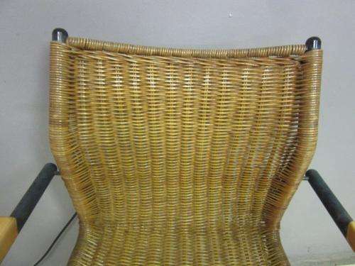 Two stunning wicker arm chairs in stunning condition - extra seating in the house - price/chair