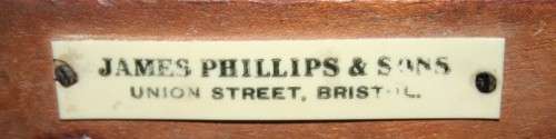 A superb original Edwardian "James Phillips" Sheraton ladies desk with leather top & inlay detailing