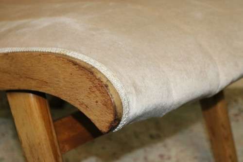 An incredible teak upholstered "plantation" chair in great condition - perfect for a patio/ sun room