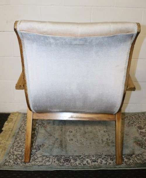 An incredible teak upholstered "plantation" chair in great condition - perfect for a patio/ sun room