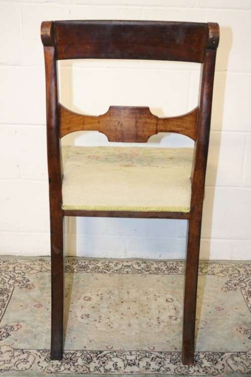 Lovely & sturdy vintage upholstered occasional chair with hand carved detailing - RS17Sale
