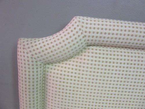 An awesome upholstered "Belgrave" headboard in a quality fabric. Very eye-catching! - RS17Sale