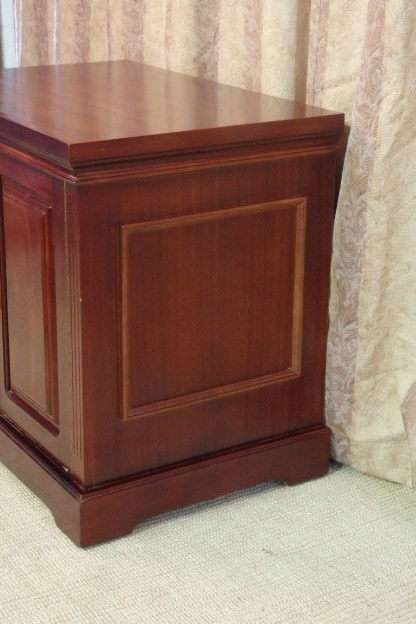 Fantastic and stunningly made double door mahogany cabinets on castors - ideal minibar in guest room