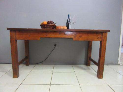 Beautiful character solid Oregon kitchen farm table/ desk - stunning in a large kitchen! RS17Sale