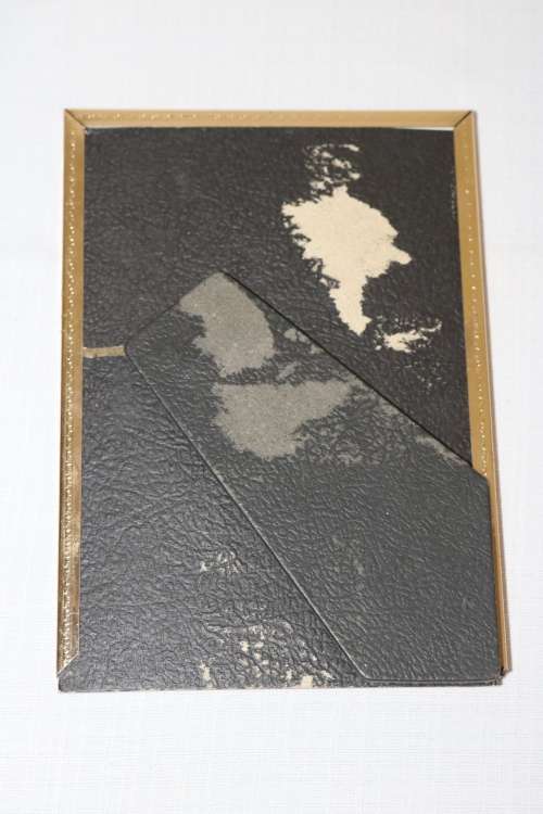 Three beautiful assorted metal free standing photo frames including an antique frame