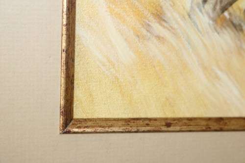 An amazing original signed "Gerhard Smit" framed painting of a Kudu - stunning art - RS17AB