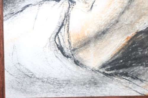 A magnificent original signed Fiona Rowett framed "Nude" pastel artwork - remarkable art - RS17AB