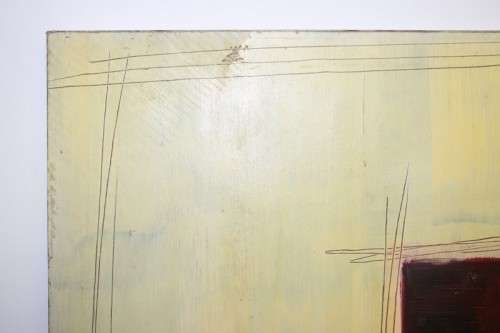 A stunning signed "L. Simon" box-framed oil on canvas abstract painting - RS17AB - RS17Sale