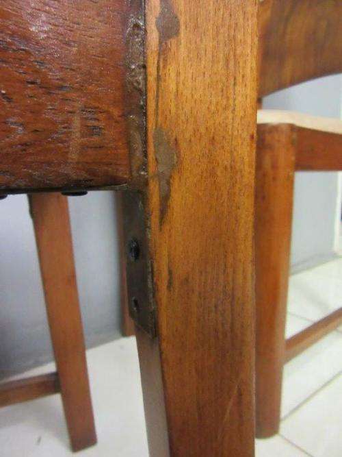 Three fabulous vintage mid-century curved-back dining/ occasional chairs - bid/chair - RS17Sale