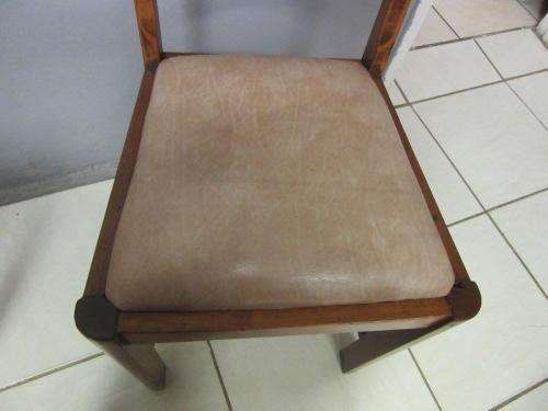 Three fabulous vintage mid-century curved-back dining/ occasional chairs - bid/chair - RS17Sale