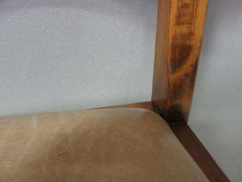Three fabulous vintage mid-century curved-back dining/ occasional chairs - bid/chair - RS17Sale