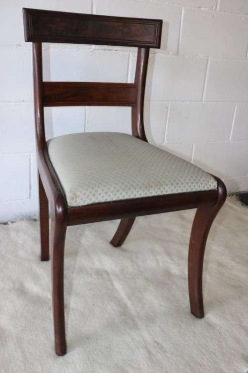 3x vintage well made occasional chairs w upholstered seats, perfect for extra seating - price/chair