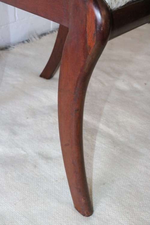 3x vintage well made occasional chairs w upholstered seats, perfect for extra seating - price/chair
