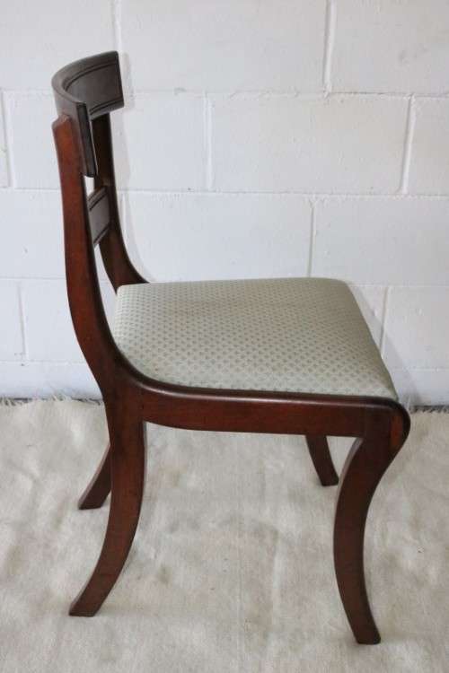 3x vintage well made occasional chairs w upholstered seats, perfect for extra seating - price/chair