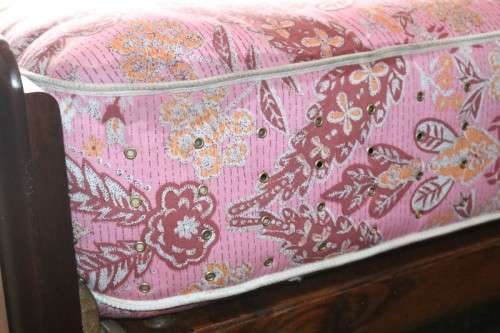 Two "G.P Milne" single beds incl. headboards, footboards & mattresses in excellent condition!RS17Bed