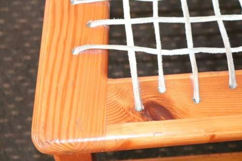 Six fabulous and sturdy riempie dining room chairs - perfect around a kitchen table - price/chair