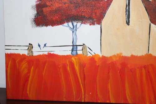 A stunning original signed "Adolf Rozenkrantz" landscape painting - incredible art - RS17AB