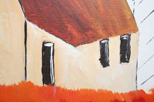 A stunning original signed "Adolf Rozenkrantz" landscape painting - incredible art - RS17AB