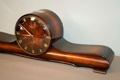 An incredibly rare LARGE vintage German made "Mauthe" Art Deco Westminster chime mantle clock RS17CL