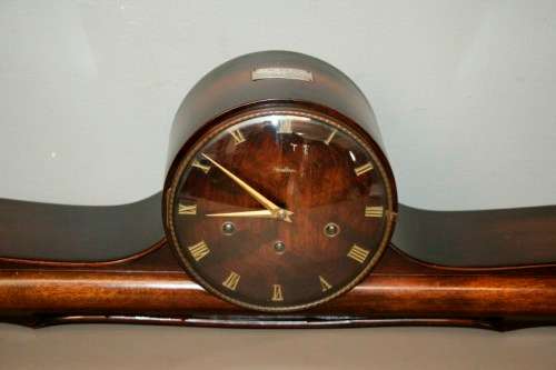 An incredibly rare LARGE vintage German made "Mauthe" Art Deco Westminster chime mantle clock RS17CL