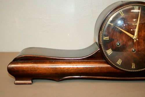 An incredibly rare LARGE vintage German made "Mauthe" Art Deco Westminster chime mantle clock RS17CL