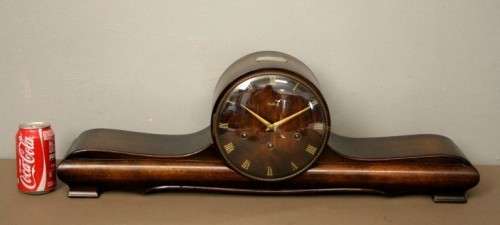 An incredibly rare LARGE vintage German made "Mauthe" Art Deco Westminster chime mantle clock RS17CL