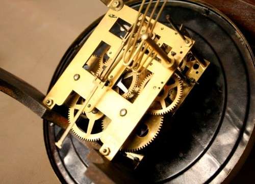 An exquisite vintage German made Kienzle wall clock with a rare "Orgelgong" rod gong - RS17CL