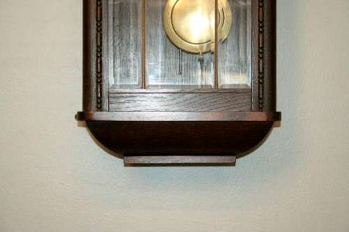 An exquisite vintage German made Kienzle wall clock with a rare "Orgelgong" rod gong - RS17CL