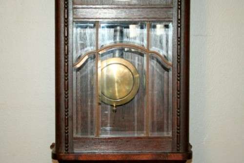 An exquisite vintage German made Kienzle wall clock with a rare "Orgelgong" rod gong - RS17CL