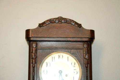 An exquisite vintage German made Kienzle wall clock with a rare "Orgelgong" rod gong - RS17CL