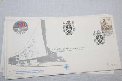 A large *JOBLOT* of South African (signed & unsigned) FDCs and postcards - 110 items! - RS17Sale