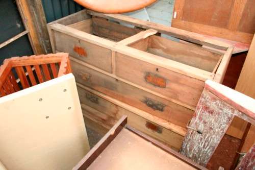 "Job Lot" Furniture incl. a radiogram cabinet, tables & much more perfect for restoration; RS17Sale