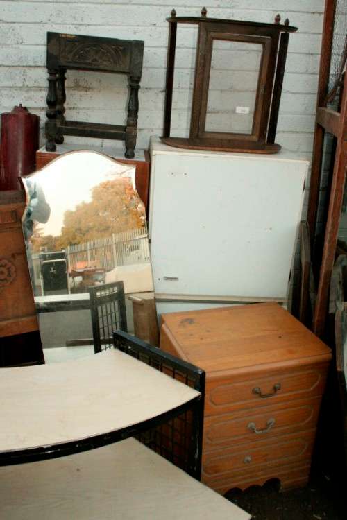 "Job Lot" Furniture incl. a radiogram cabinet, tables & much more perfect for restoration; RS17Sale