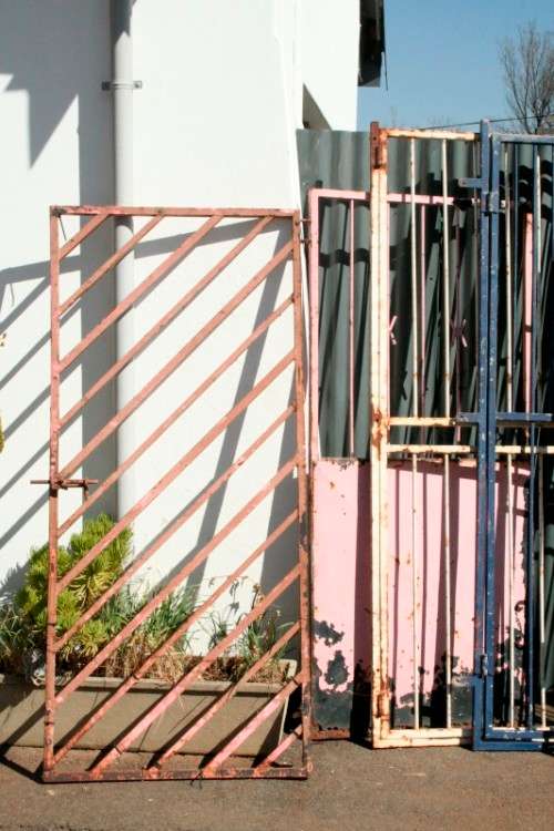 A fantastic "Job Lot" of assorted doors, security gates & windows; perfect for restoration; RS17Sale
