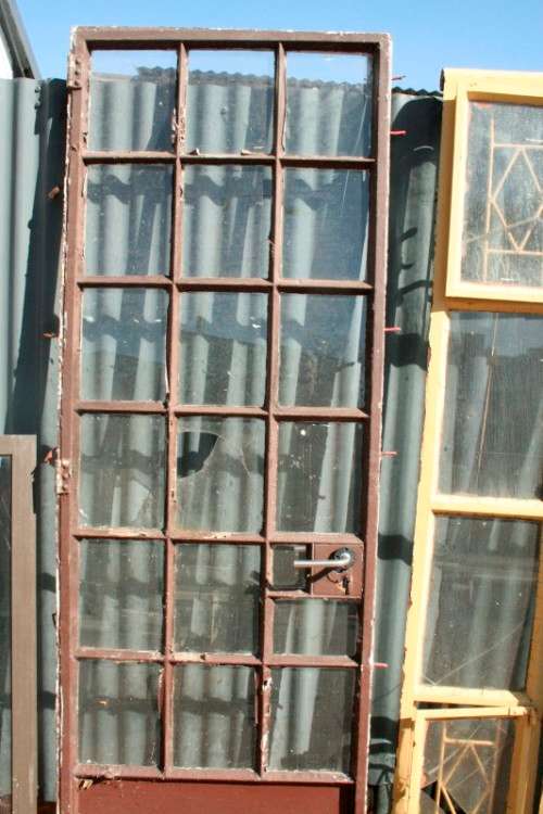 A fantastic "Job Lot" of assorted doors, security gates & windows; perfect for restoration; RS17Sale