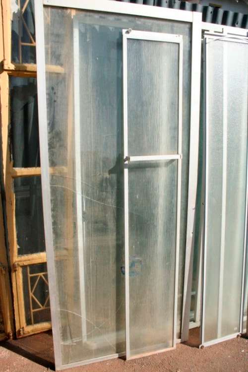 A fantastic "Job Lot" of assorted doors, security gates & windows; perfect for restoration; RS17Sale