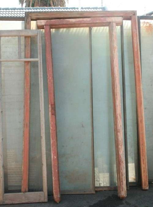 "Job Lot" of assorted doors, door frames & windows; perfect for restoration; RS17Sale