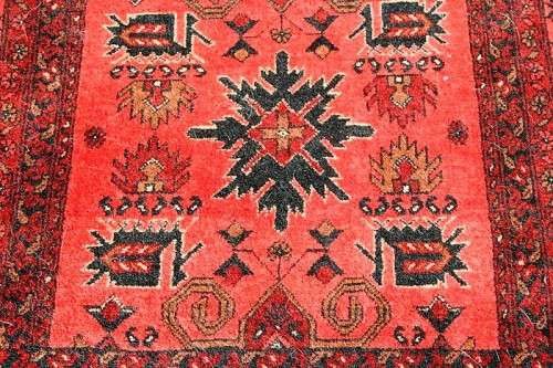 A beautiful vintage Turkish "Turkomen" Persian carpet with a traditional "Tekke" pattern = stunning!