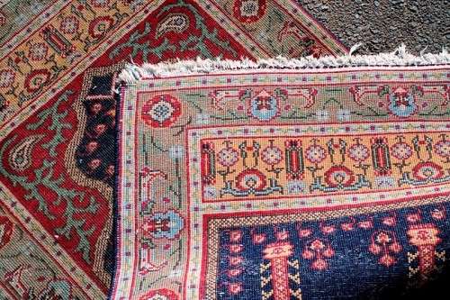 A wonderful vintage traditional Turkish "Panderma" (Bandirma) prayer carpet/ rug w/ stunning detail