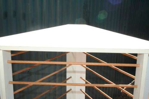 2x fantastic wrapping paper/ hand made paper display stands w/ 30 bars on each stand - price/stand
