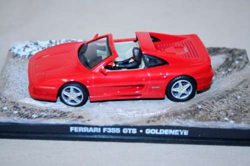 A fantastic James Bond 007 "Ferrari F355 GTS" die cast model car  from the movie "Golden Eye"