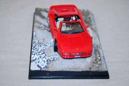 A fantastic James Bond 007 "Ferrari F355 GTS" die cast model car  from the movie "Golden Eye"