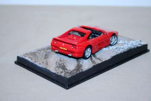 A fantastic James Bond 007 "Ferrari F355 GTS" die cast model car  from the movie "Golden Eye"