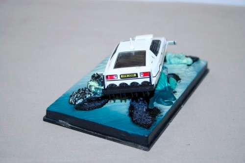 An awesome James Bond 007 "Lotus Esprit" die cast model car from the movie "The spy who loved me"