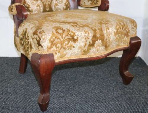 Fantastic Edwardian Rosewood open-arm chair with stunning hand carved detailing; amazing - RS17Sale