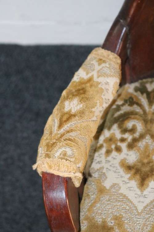 Fantastic Edwardian Rosewood open-arm chair with stunning hand carved detailing; amazing - RS17Sale