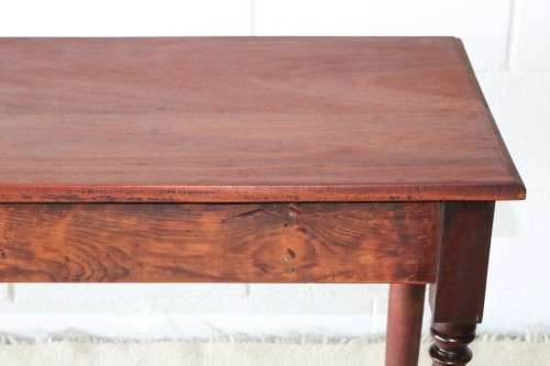 A gorgeous antique solid Teak occasional coffee table w/ three drawers - perfect for a lamp or vase