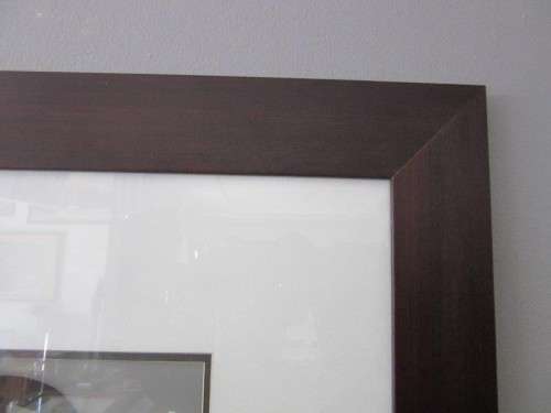 **RS17** A (large) black and white photograph of a "window" in a complimentary broad-border frame