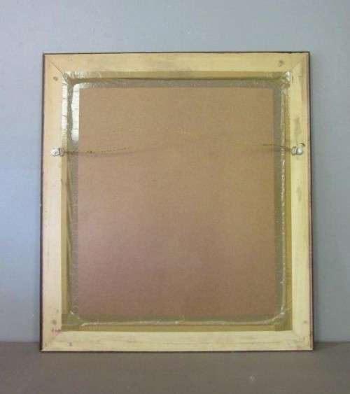 **RS17** A (large) black and white photograph of a "window" in a complimentary broad-border frame