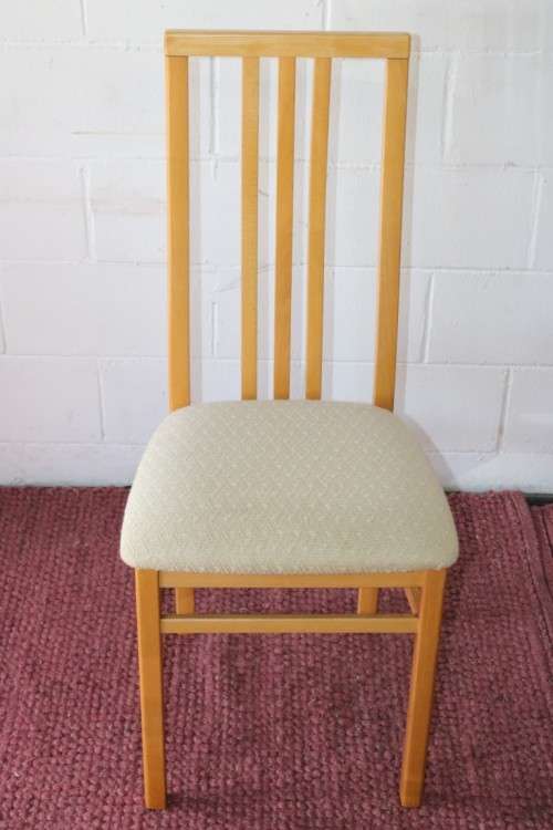 Wonderful Oak 6-seater dining room suite w/ stunning upholstered chairs modern style - RS17Sale